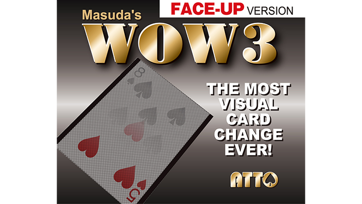 WOW 3 Face-Up (Gimmick & Instrucciones Online) - Katsuya Masuda