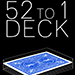 The 52 to 1 Deck Blue (Gimmicks & Instrucciones Online) - Wayne Fox & David Penn