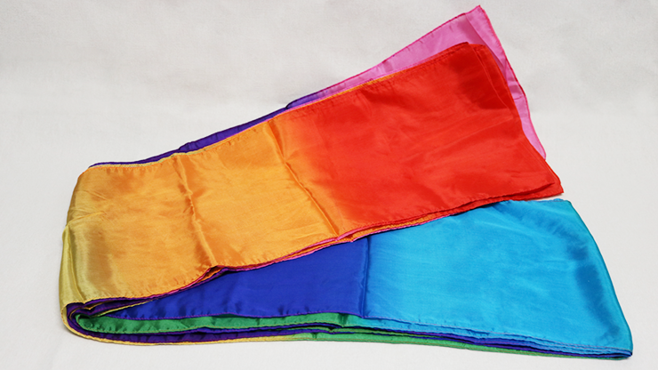 Multicolored Silk Streamer 9 inch... MagicWorld Magic Shop