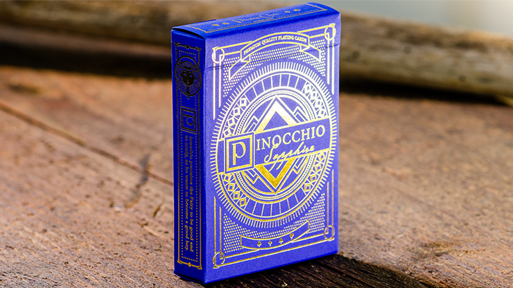 Pinocchio Sapphire Playing Cards (Blue) - Elettra Deganello