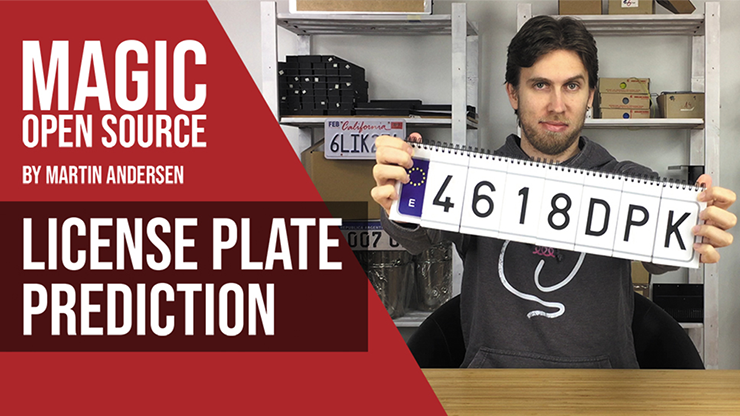 LICENSE PLATE PREDICTION  JAPAN (Gimmicks and Online Instructions) - Martin Andersen