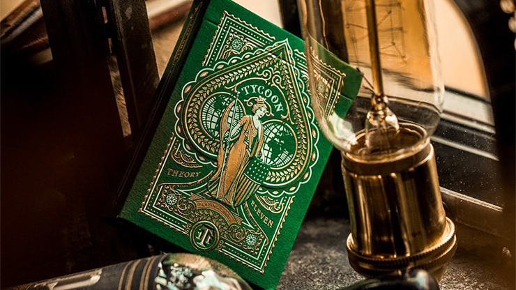 Limited Edition Green Tycoon Playing Cards - theory11