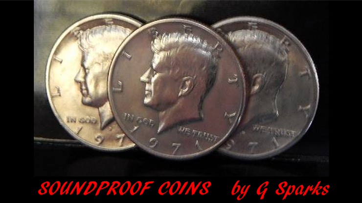 Soundproof Coins by G Sparks Magic... MagicWorld Magic Shop