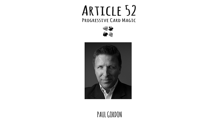 Article 52 - Paul Gordon - Libro de Trucos de Magia