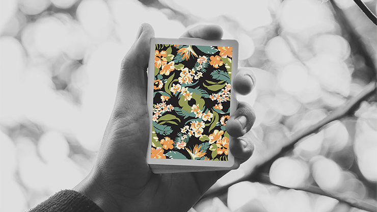 Limited Edition Black Flora Playing Cards - Paul Robaia