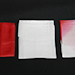 Silk 15 in (Half-Dyed) Red & White from Magic by Gosh