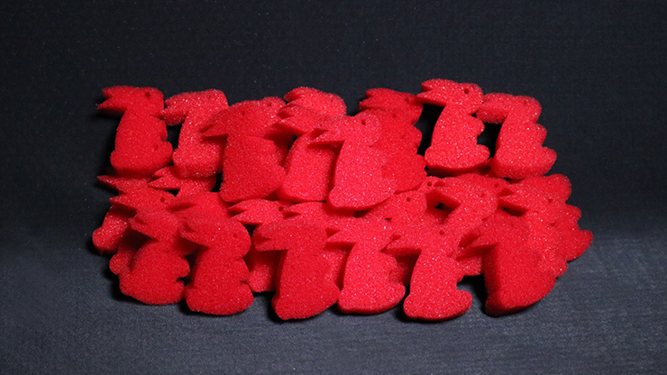 Ultra Soft Red Bunny Bag of 50 - Magic by Gosh