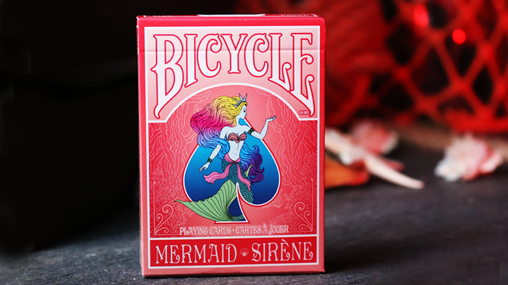 Mermaid Playing Cards (Red) - US Playing Card Co