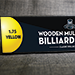 Wooden Billiard Balls (1.75 Yellow) - Classic Collections