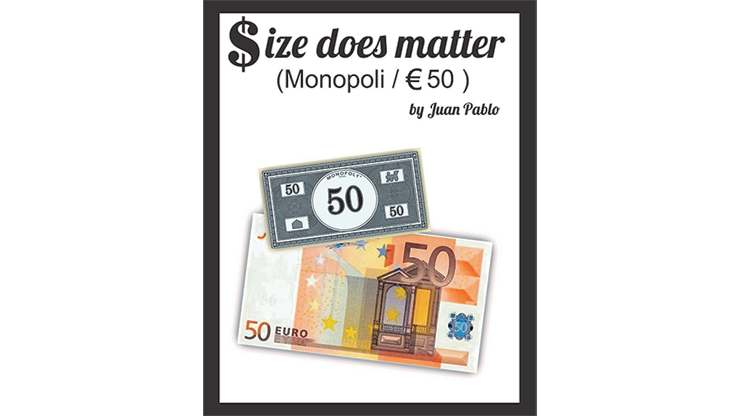 Size Does Matter MONOPOLY EURO (Gimmicks and Online Instructions) - Juan Pablo Magic