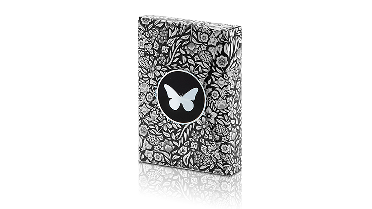 Limited Edition Butterfly Playing Cards (Black and Silver) - Ondrej Psenicka