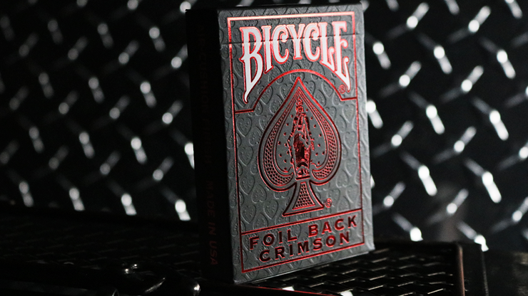 Bicycle Rider Back Crimson Luxe (Red) Version 2 - US Playing Card Co