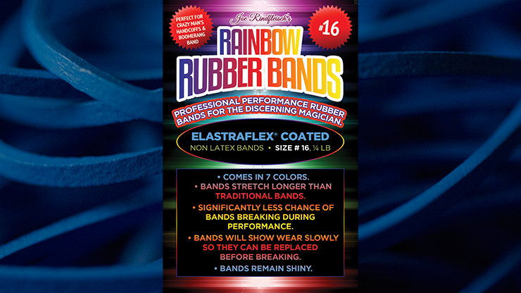 Joe Rindfleisch's SIZE 16 Rainbow Rubber Bands (Hanson Chien - Blue Pack) - Joe Rindfleisch