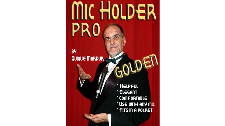 Pro Mic Holder (Golden) - Quique marduk