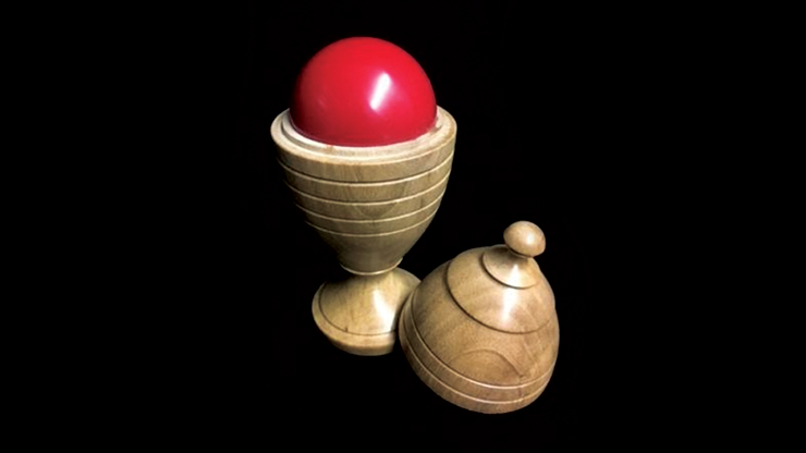 Deluxe Wooden Ball Vase - Merlins Magic