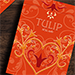 Tulip Playing Cards (Orange) - Dutch Card House Company