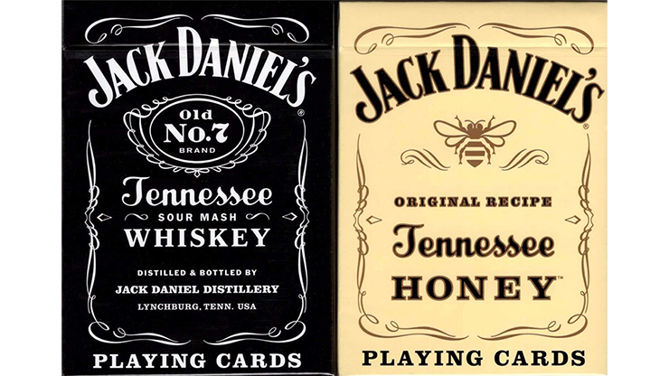 Jack Daniel's Black/Honey Set - Cartas Bicycle - USPCC