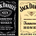 Jack Daniel's Black/Honey Set - Cartas Bicycle - USPCC