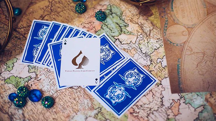 The Hidden King Blue Luxury Edition Playing Cards - BOMBMAGIC