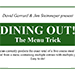 Dining Out! The Menu  - David Garrard and Jim Steinmeyer