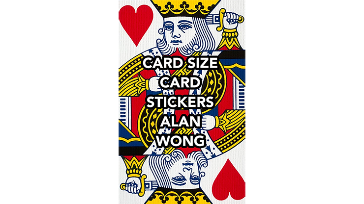 POKER Size Card Stickers - Alan Wong