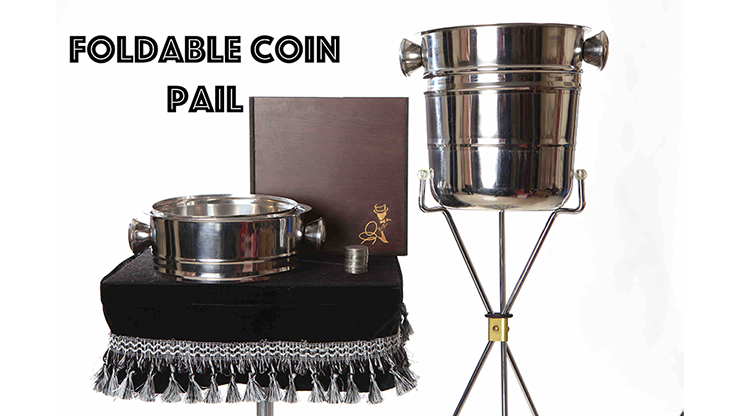 Foldable Coin Pail - Victor Voitko (Gimmick and Online Instructions)