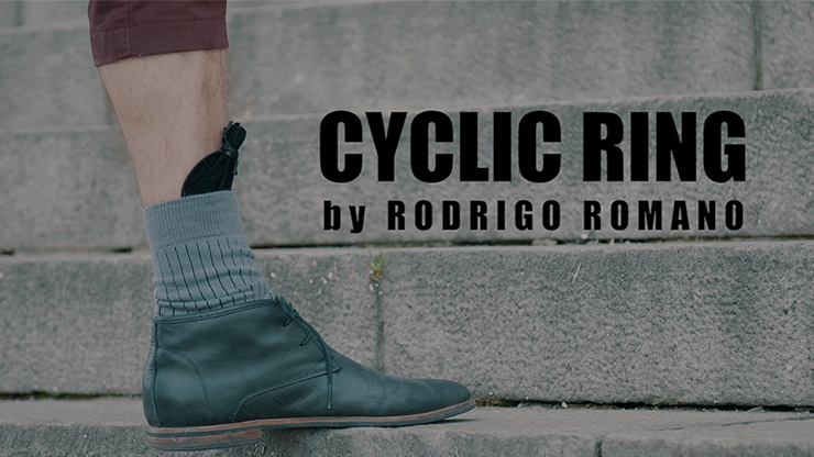 CYCLIC RING (Black Gimmick and Online Instructions) - Rodrigo Romano