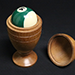 Deluxe Wooden Pool Ball Vase - Merlins Magic
