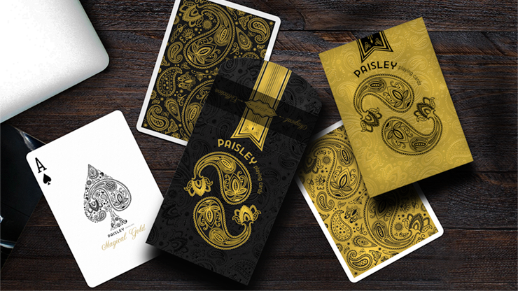 Paisley Magical Gold Playing Cards - Dutch Card House Company