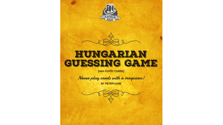 Hungarian Guessing Game AKA Gypsy Curse (Gimmicks and Online Instructions) - Kaymar Magic