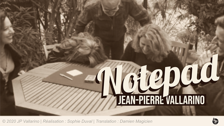 The Notepad (Gimmicks and Online Instructions) - JeanPierre Vallarino