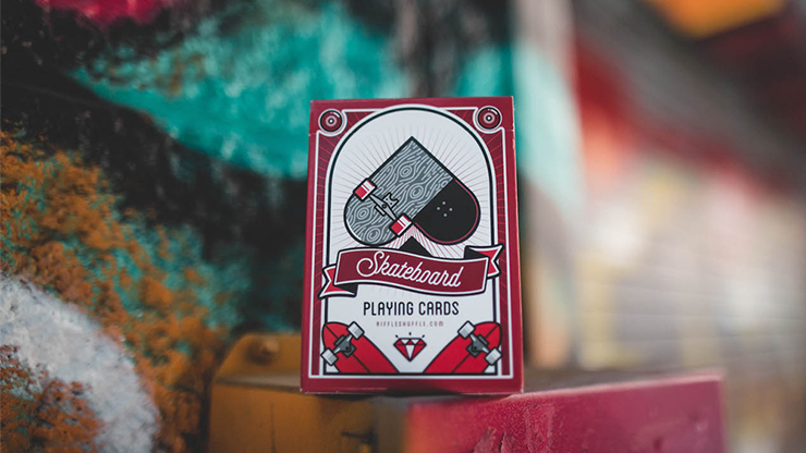 Skateboard V2 (marked) Playing Cards - Riffle Shuffle