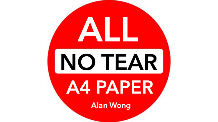 No Tear Pad (Extra Large, 8.5 X 11.5 ) ALL No Tear - Alan Wong