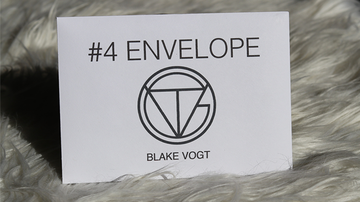 Number 4 Envelope (Gimmicks and Online Instructions) - Blake Vogt