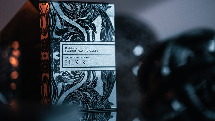 Intaglio Engraved Midnight Elixir Apothecary Playing Cards