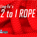 2 TO 1 Rope (Red) - Aprendemagia