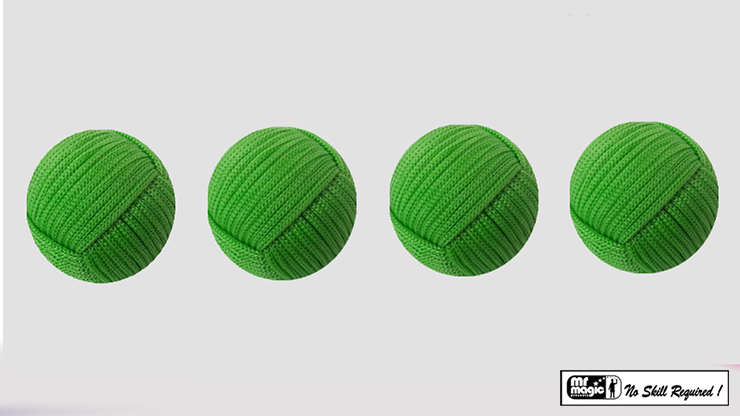 Rope Balls 1 inch / Set of 4 (Green) - Mr. Magic