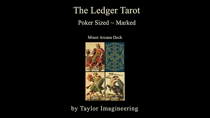 Ledger Minor Arcana Deck Poker Sized (1 Deck and Online Instructions) - Taylor Imagineering