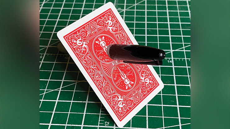 Sharpie Thru Card (Bicycle Red) - The Hanrahan Gaff Company