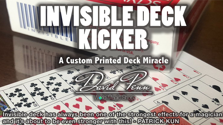 Invisible Deck Kicker (Gimmicks and Online Instructions) - David Penn