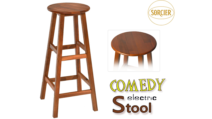 Comedy Electric Stool (Wood) - Sorcier Magic