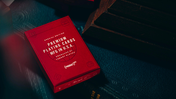 (Product) Red Special Edition Playing Cards - theory11