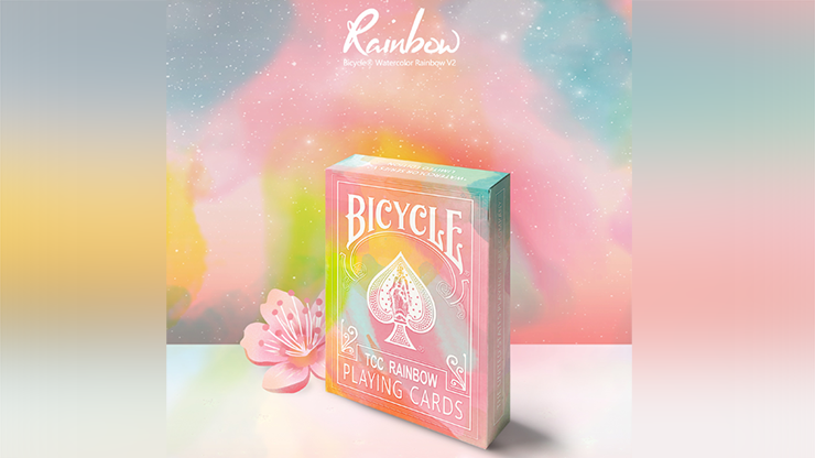 Bicycle Rainbow (Peach) Playing Cards - TCC