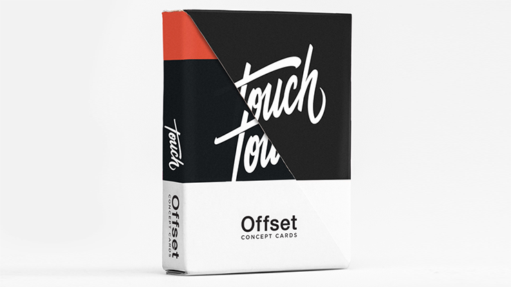 Offset Orange Playing Cards - Cardistry Touch