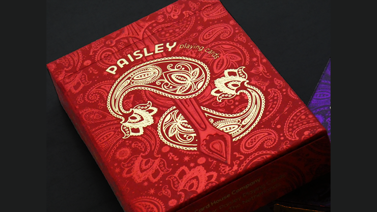 Paisley Royals (Red) Playing Cards - Dutch Card House Company