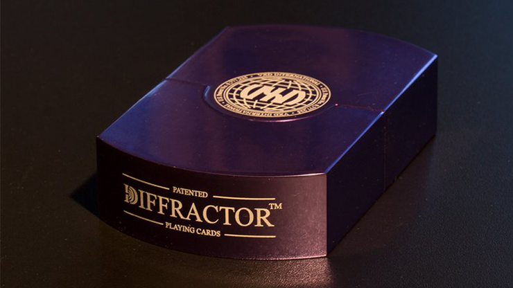 Vegas Diffractor Ultraviolet (Metal) Playing Cards