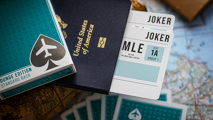 Lounge Edition in Terminal Teal - Jetsetter Playing Cards