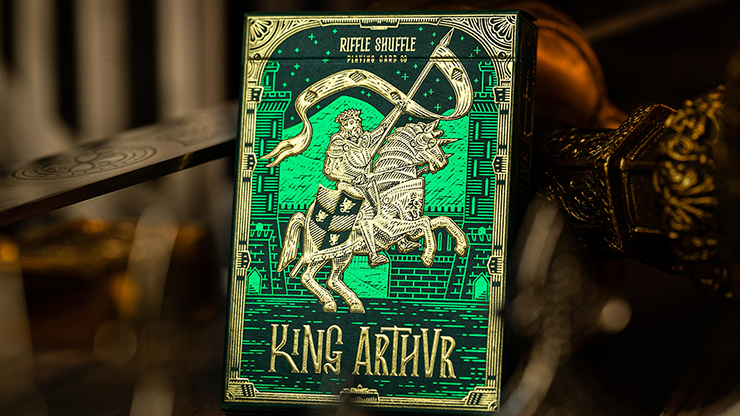 King Arthur (Emerald Saga) Playing Cards - Riffle Shuffle