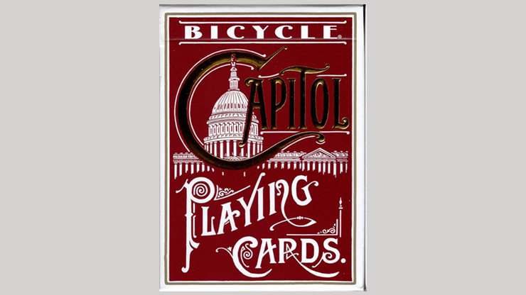 Bicycle Capitol (RED) Playing Cards - US Playing Card