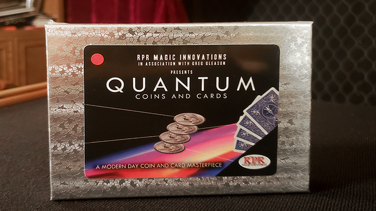 Quantum Coins (US Quarter Blue Card) Gimmicks and Online Instructions - Greg Gleason and RPR Magic Innovations